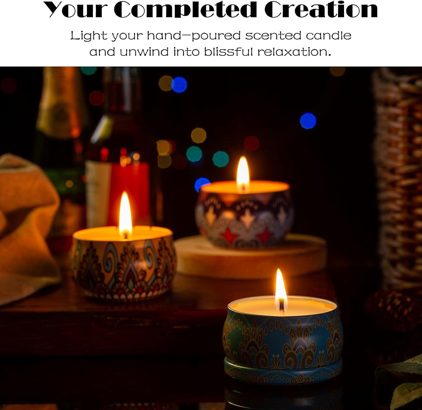 Simple Candle Making Kit with Empty Jars