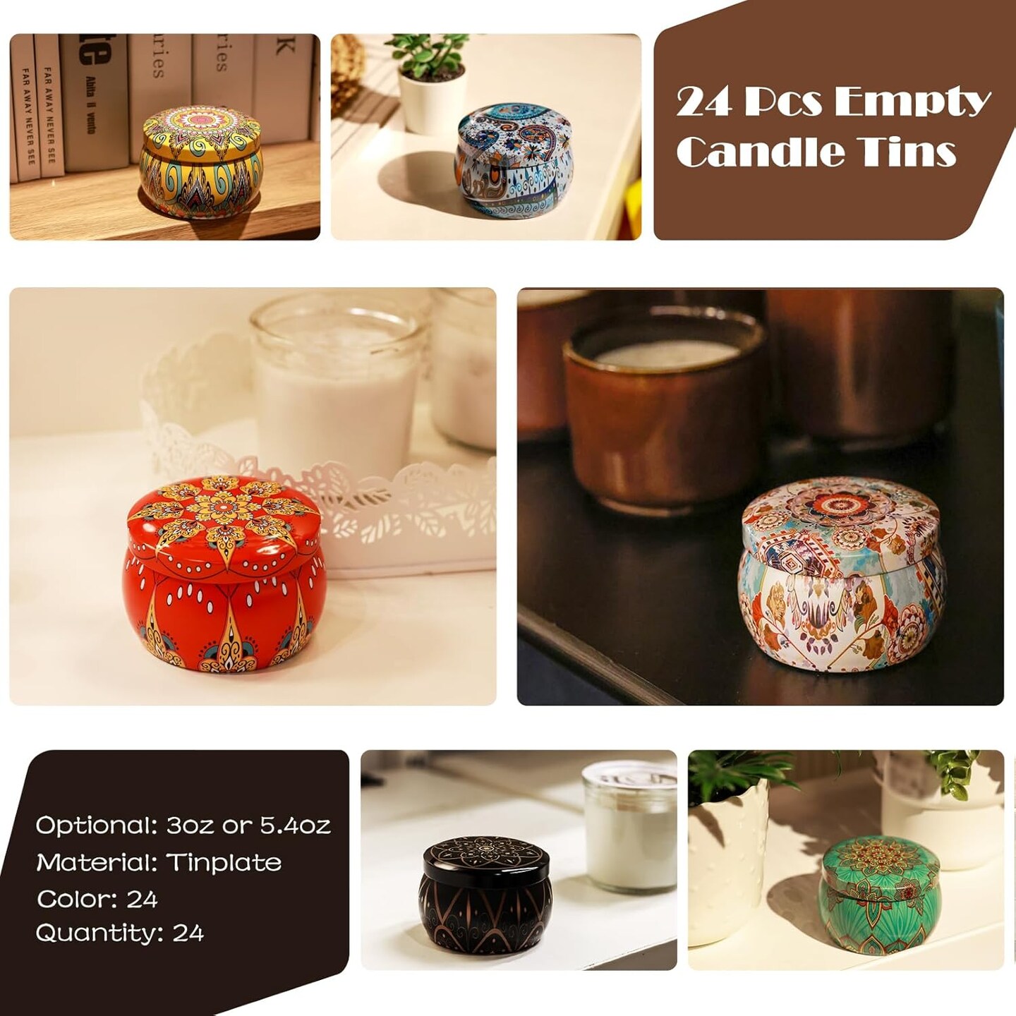 Simple Candle Making Kit with Empty Jars