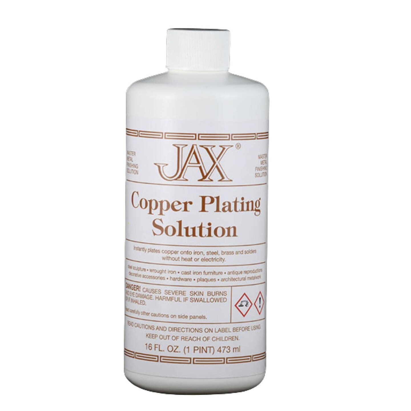 Jax Copper Plating Patina for Solder, Iron, Steel, & Brass 16oz.