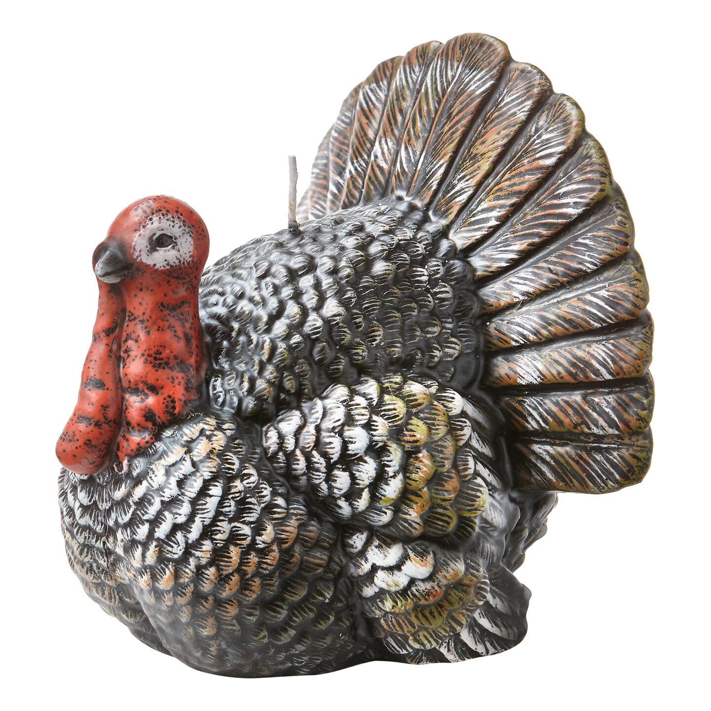 4.5&#x22; Teddy Turkey Thanksgiving Paraffin Wax Candle