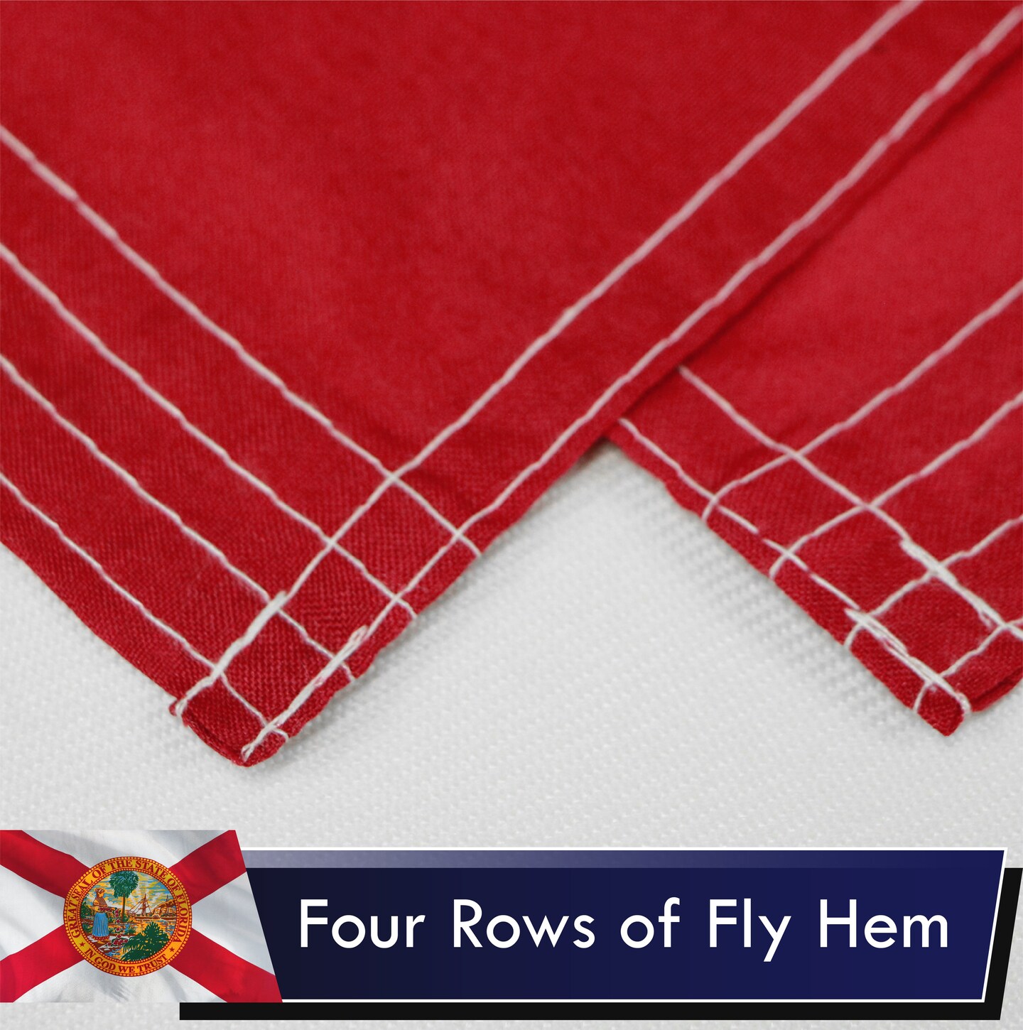 Florida FL State Flag 3x5 Ft 3-Pack Printed Polyester By G128