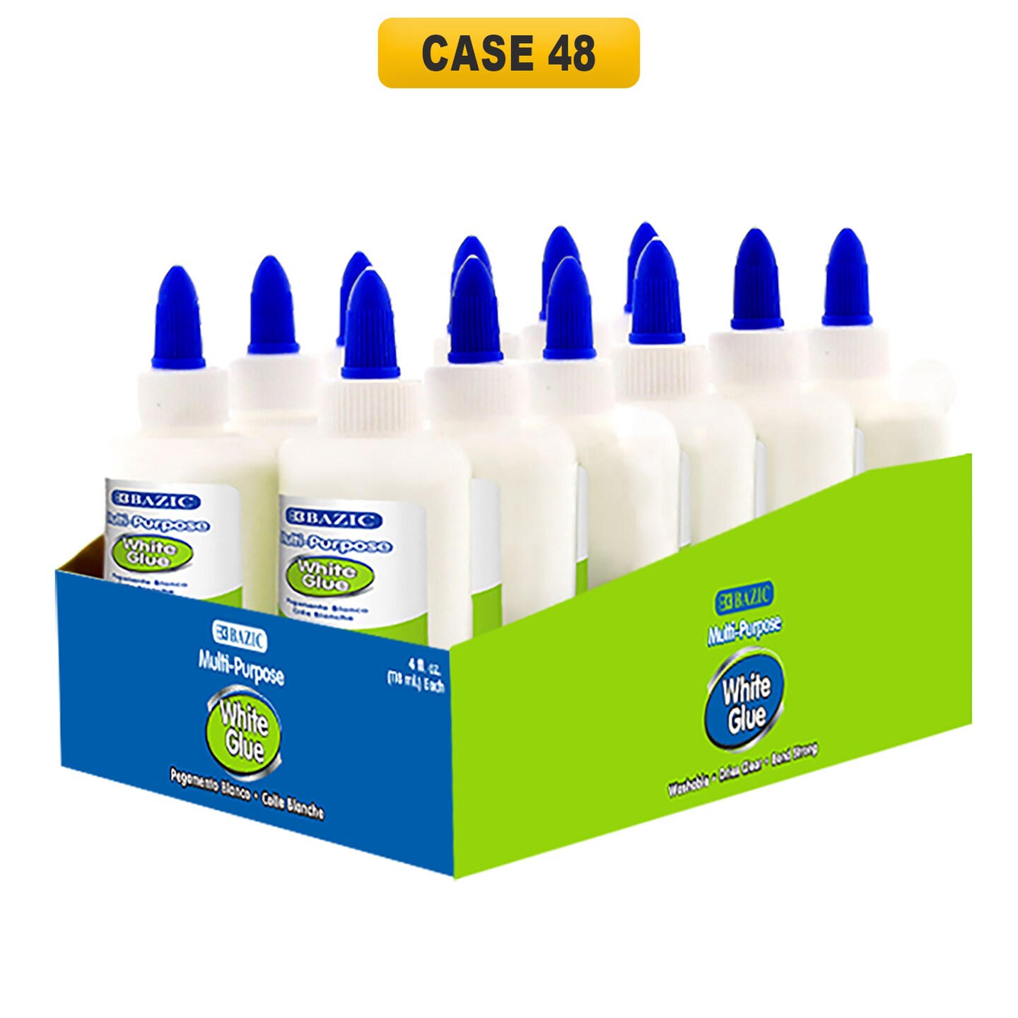 Bazic&#xAE; 4 FL OZ 118 mL Washable White Glue
