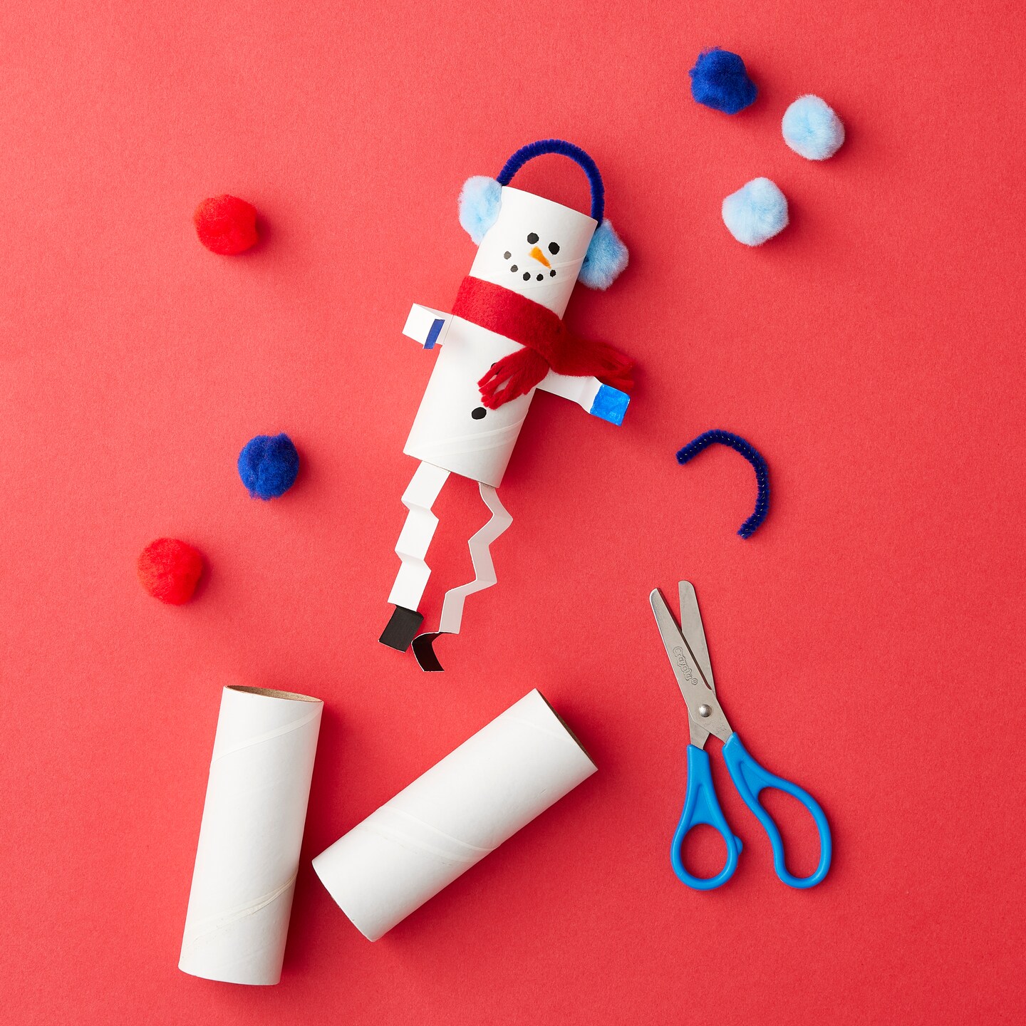 Winter Paper Tube Snowman Classes Michaels