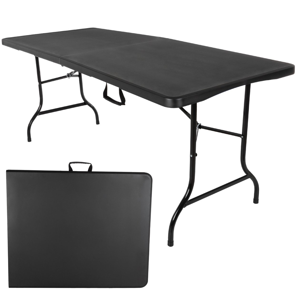 Folding Table Lightweight Portable Folding Desk 6Ft Long Table For Camping