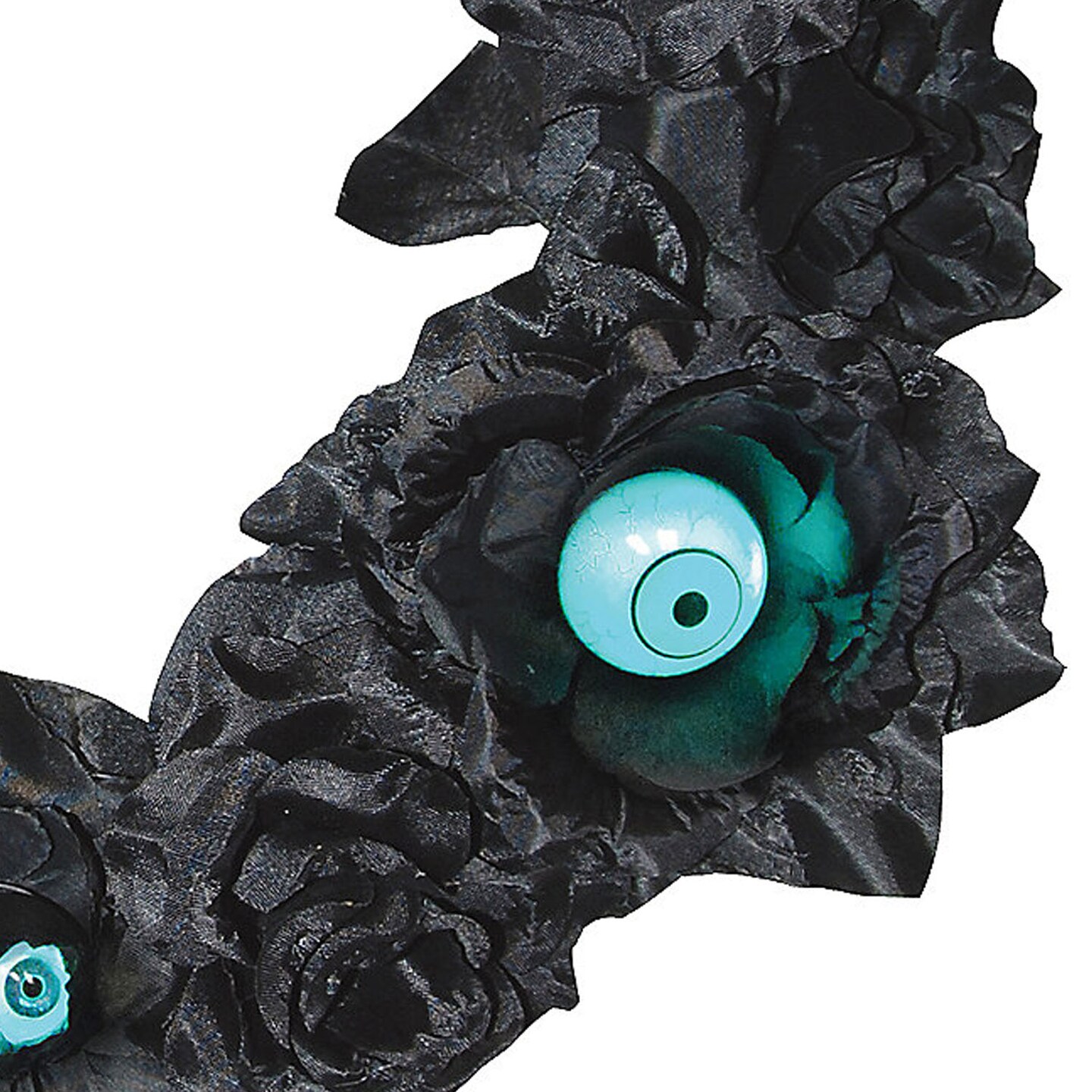 Wreath 15 Inch Lu Eyeball Black