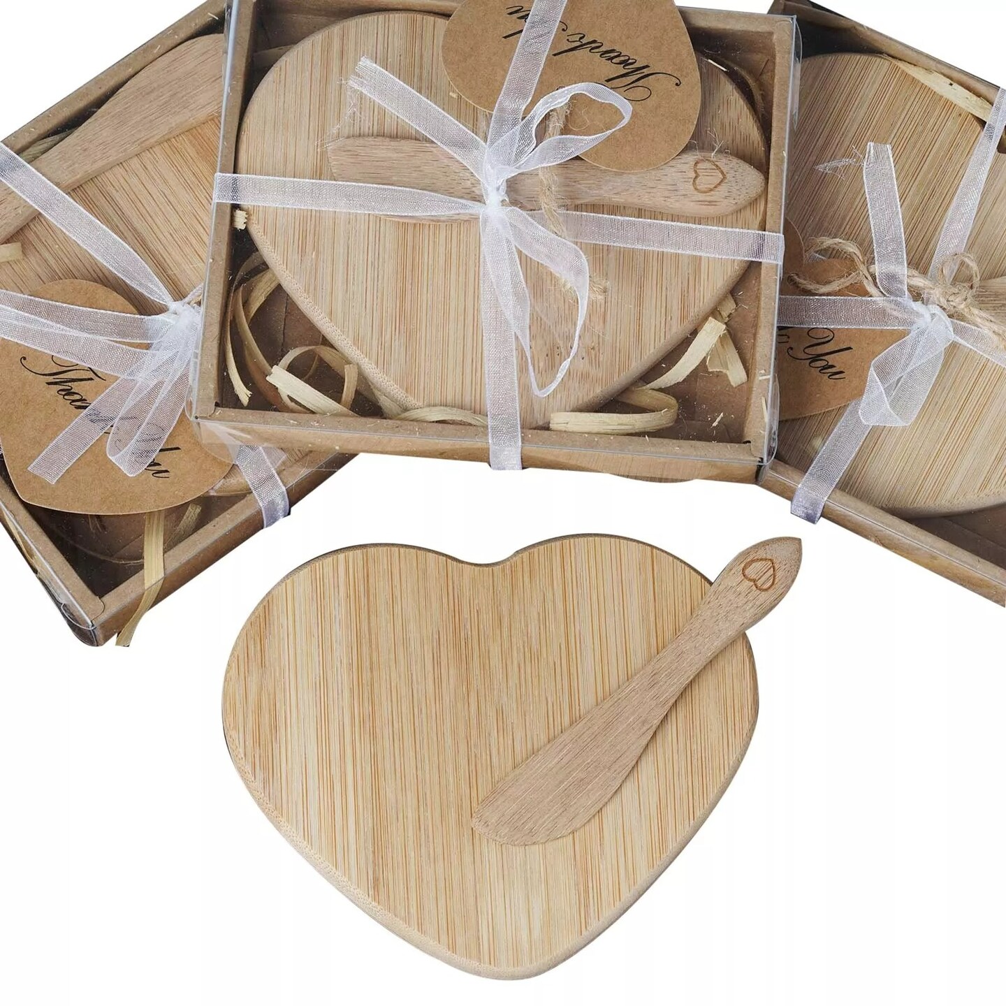 36 Cheese Natural Board Sets with Gift Box WEDDING PARTY FAVORS Supplies