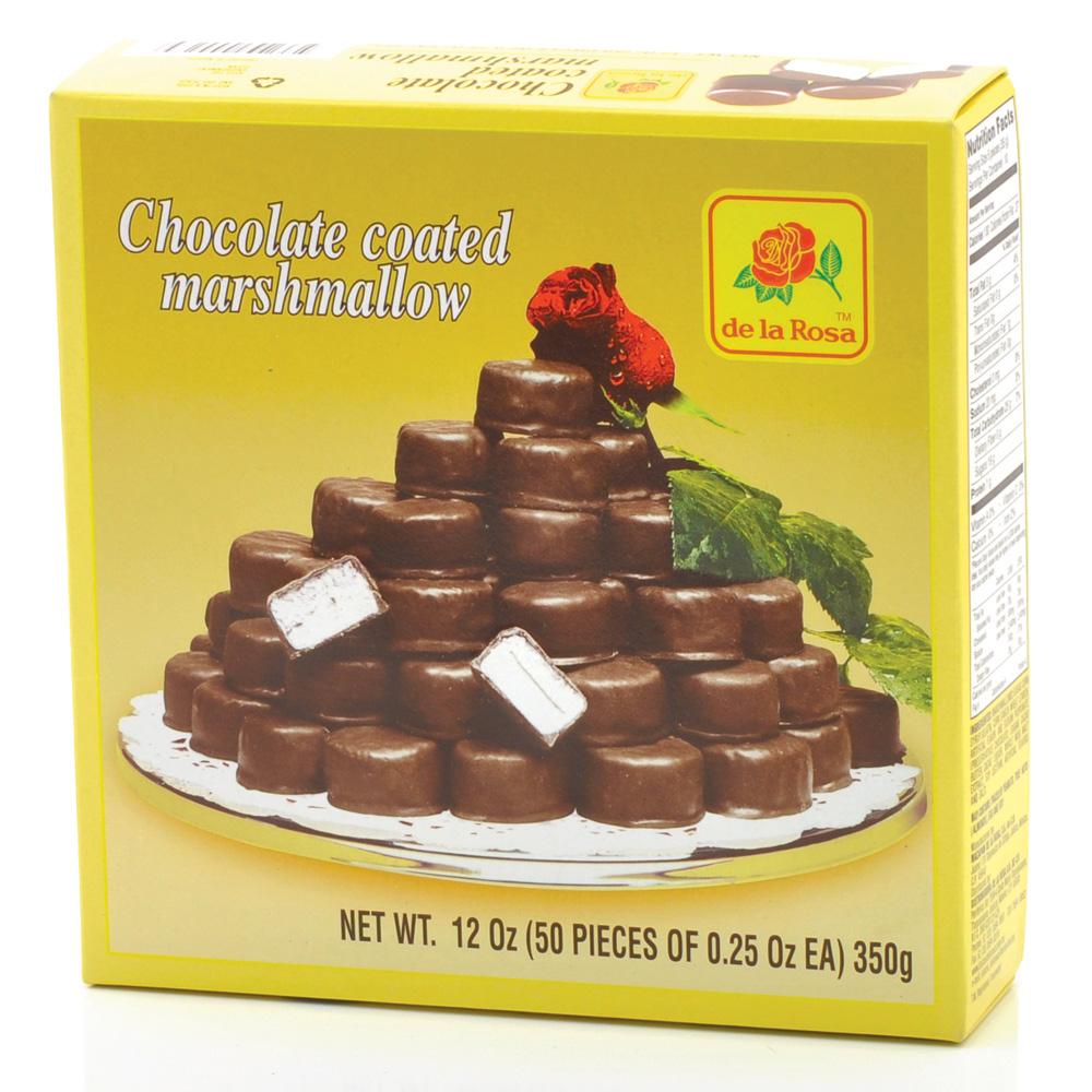 De La Rosa Chocolate Marshmallows 12oz 350g 50ct