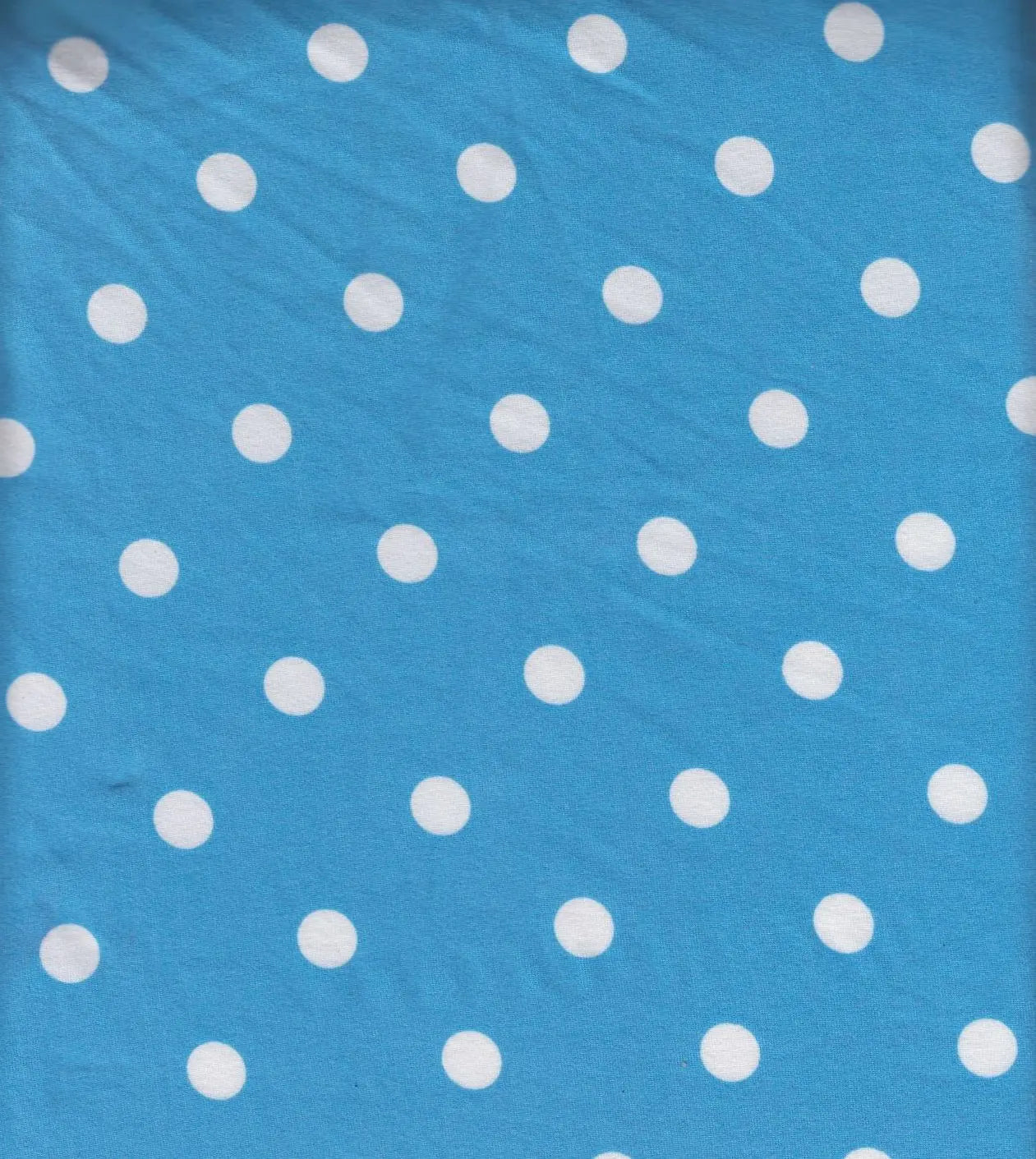 1 Yard Brushed DTY Polka Dot Knit Fabric, 58/60″ Wide Polyester Spandex Blend