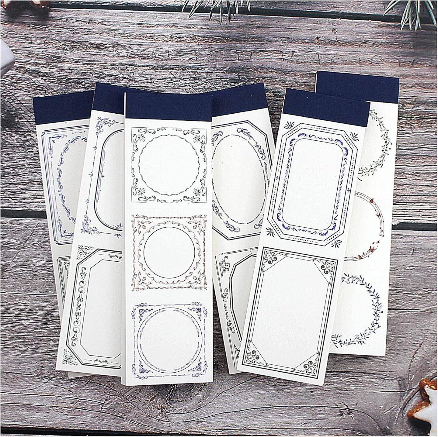 300Pcs Vintage Scrapbook Decorative Paper (6 packs 2)