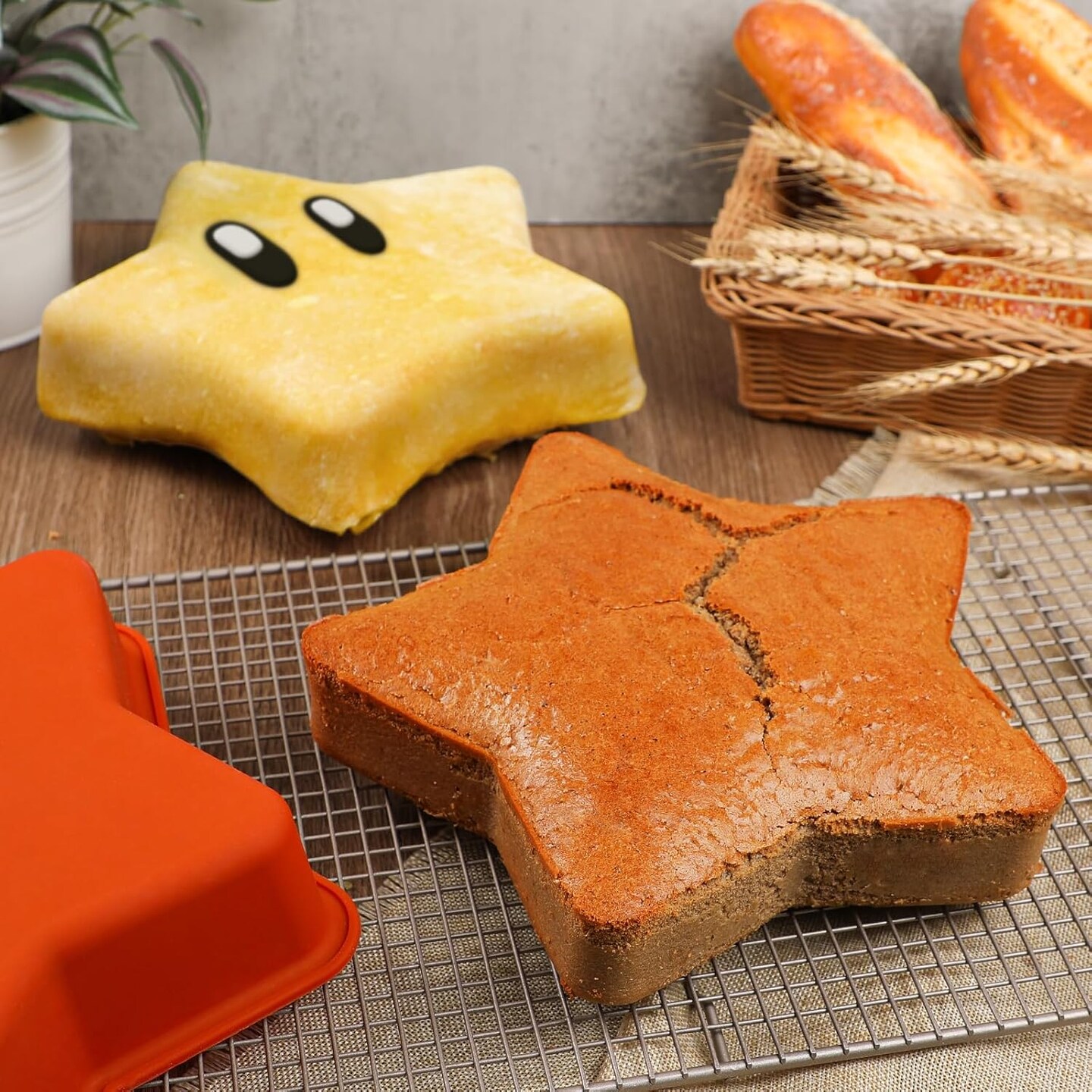 Silicone Star Cake Pan 9.5 Inch