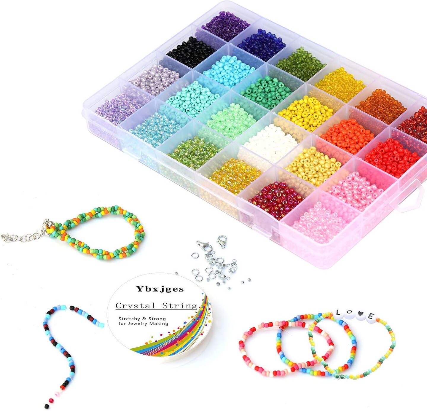 12000 pcs 3mm Glass Seed Beads 8/0