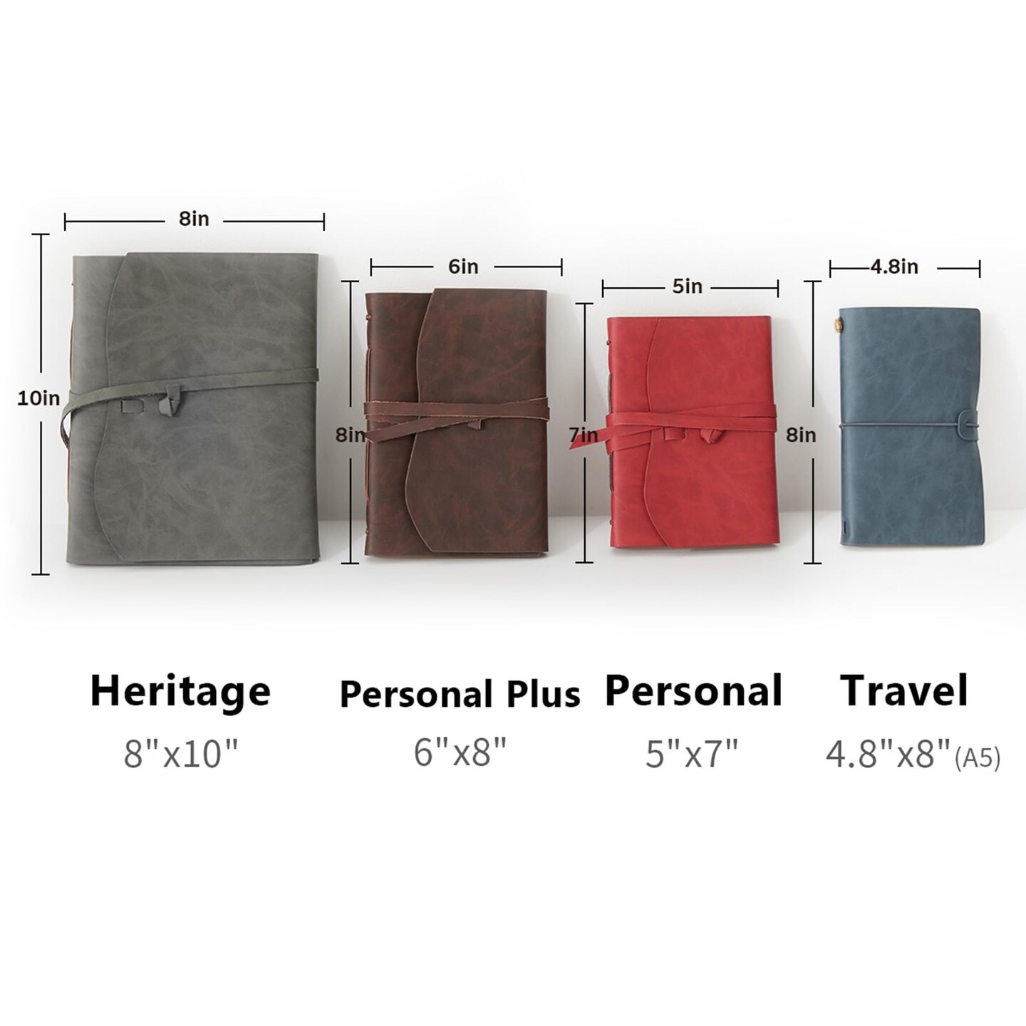 RILIHO Leather Journal Notebook - Genuine Leather Journals for Writing 260 Pages 5x7.1 Inches Vintage Journal For Man and Women Gifts For Man Artist,Travel Journal,Brown