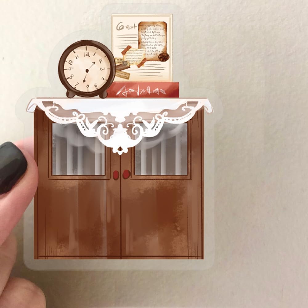 50Pcs Vintage Stickers Set, Graffiti Retro Cafe for Scrapbooking (Multicolor)