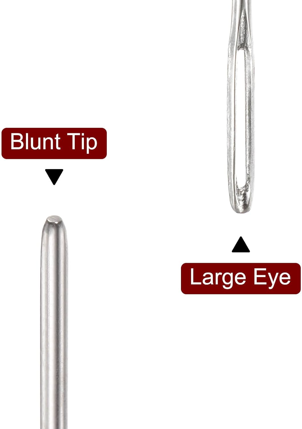 60Pcs Large Eye Blunt Needles