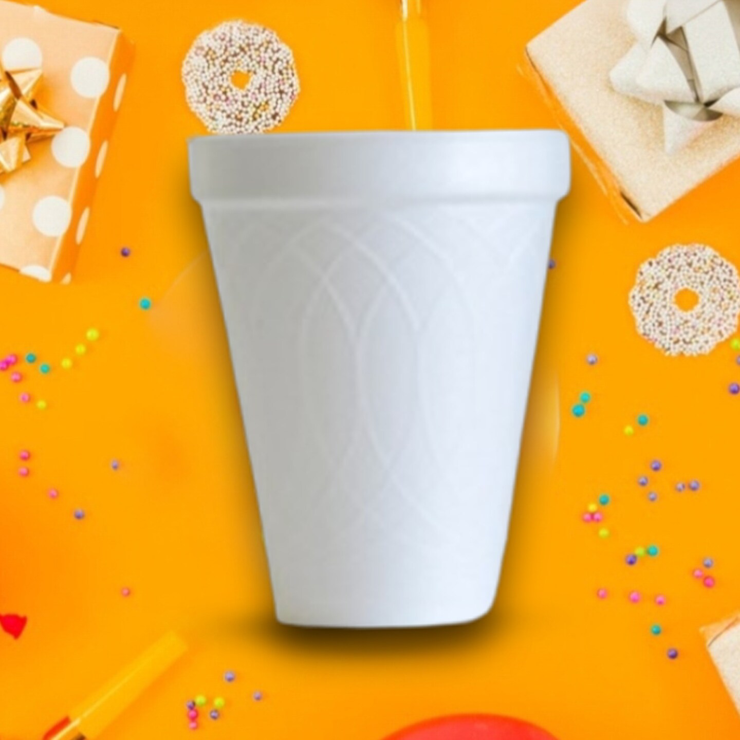 54 Pack Insulated Foam Cups for Hot and Cold Beverages 12 OZ Disposable