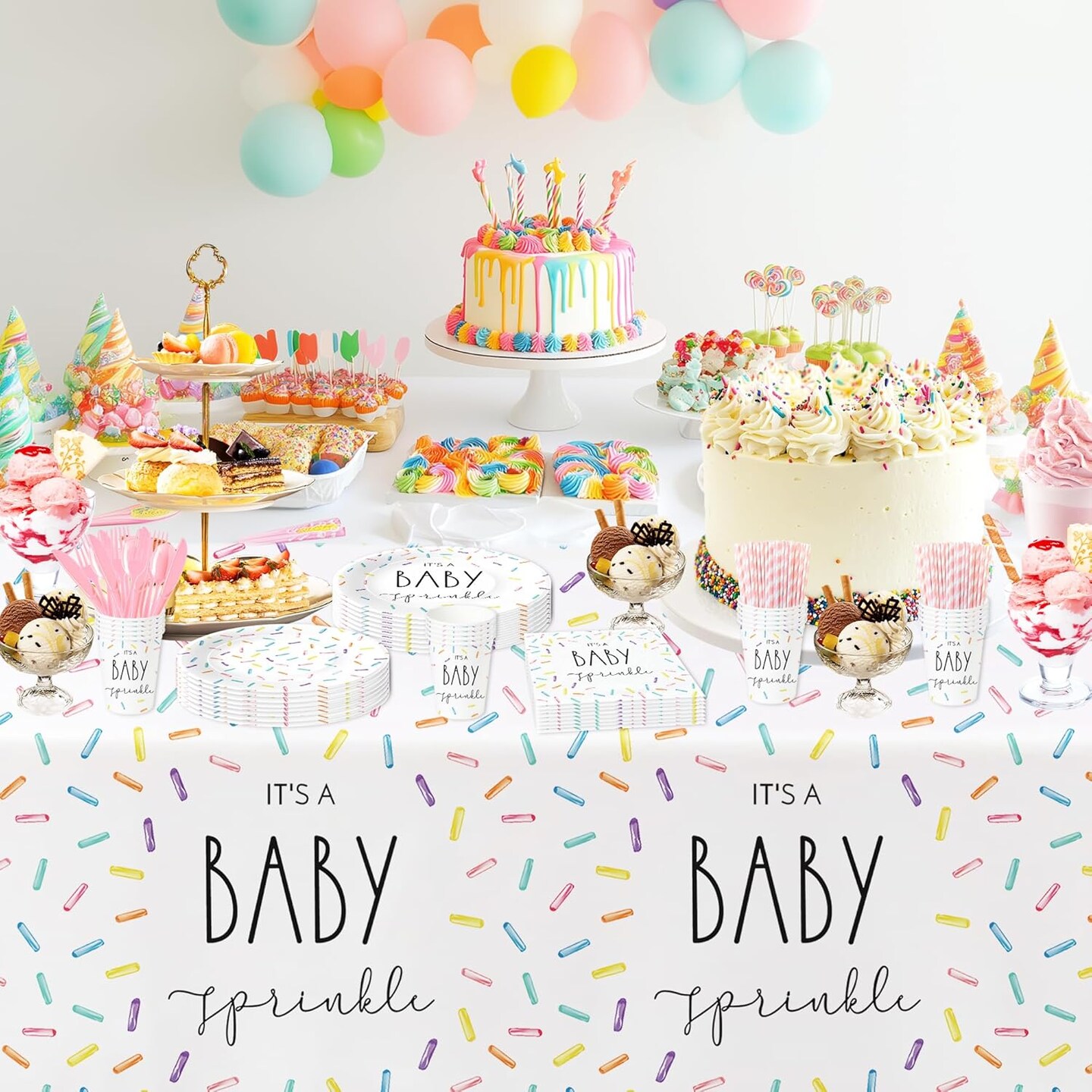 Sprinkle Themed Birthday Party Sprinkle Donut Baby Shower