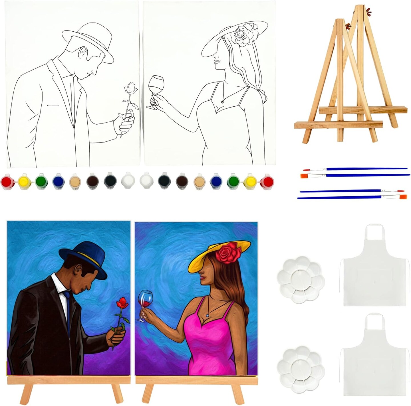 Paint and Sip Kit for Adults