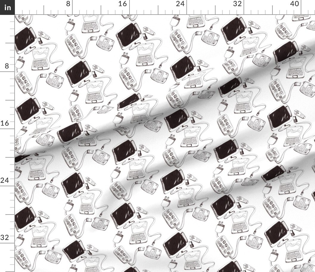 Geek Tools Custom Printed Fabric by Spoonflower Various Fabrics by the Yard or Fat Quarter
