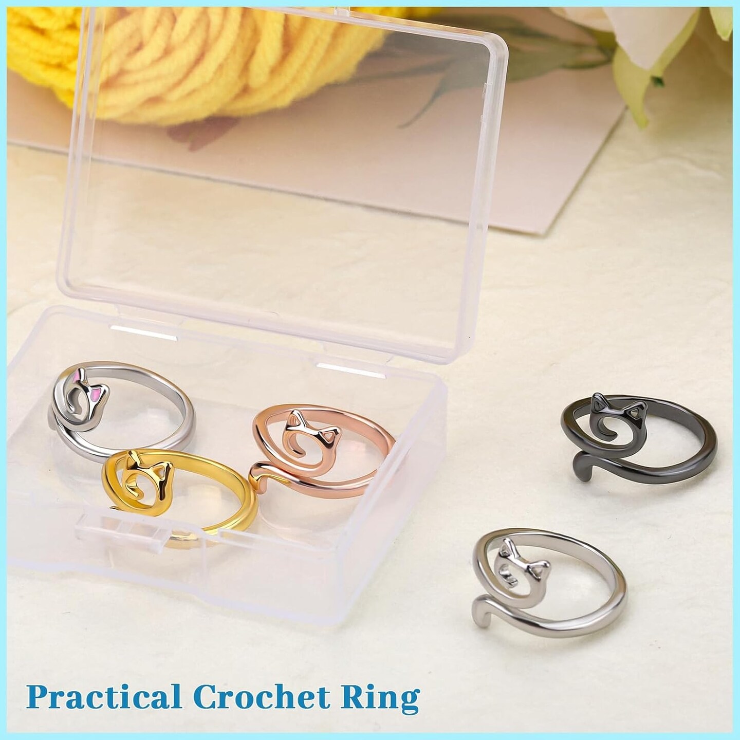 5 Pcs Crochet Ring