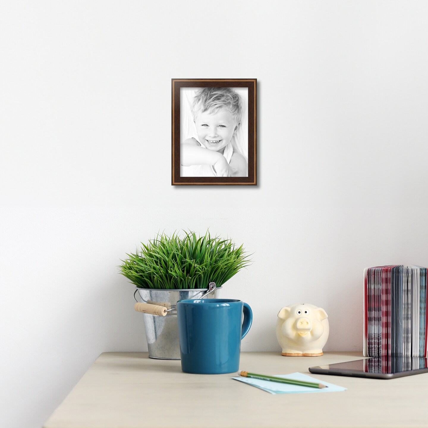 ArtToFrames 10x13 Inch Picture Frame, This 1.25 Inch Custom Wood Poster Frame is Available in Multiple Colors, Great for Your Art or Photos - Comes with Regular Glass and Corrugated Backing (A74GE)