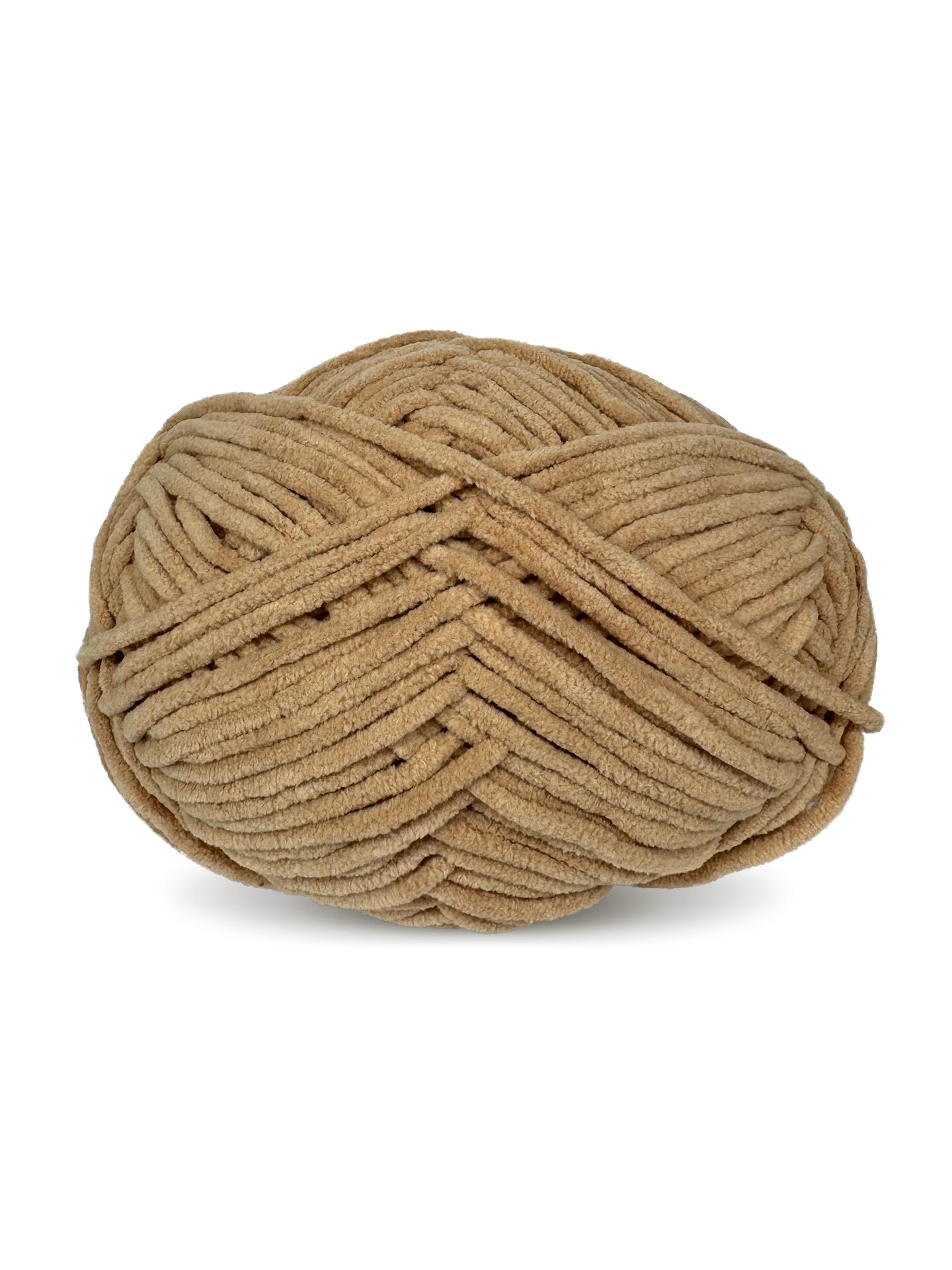 Craftytop™ Bulky Velvet Yarn #5 for Knitting & Crochet (Sandy Dunes)