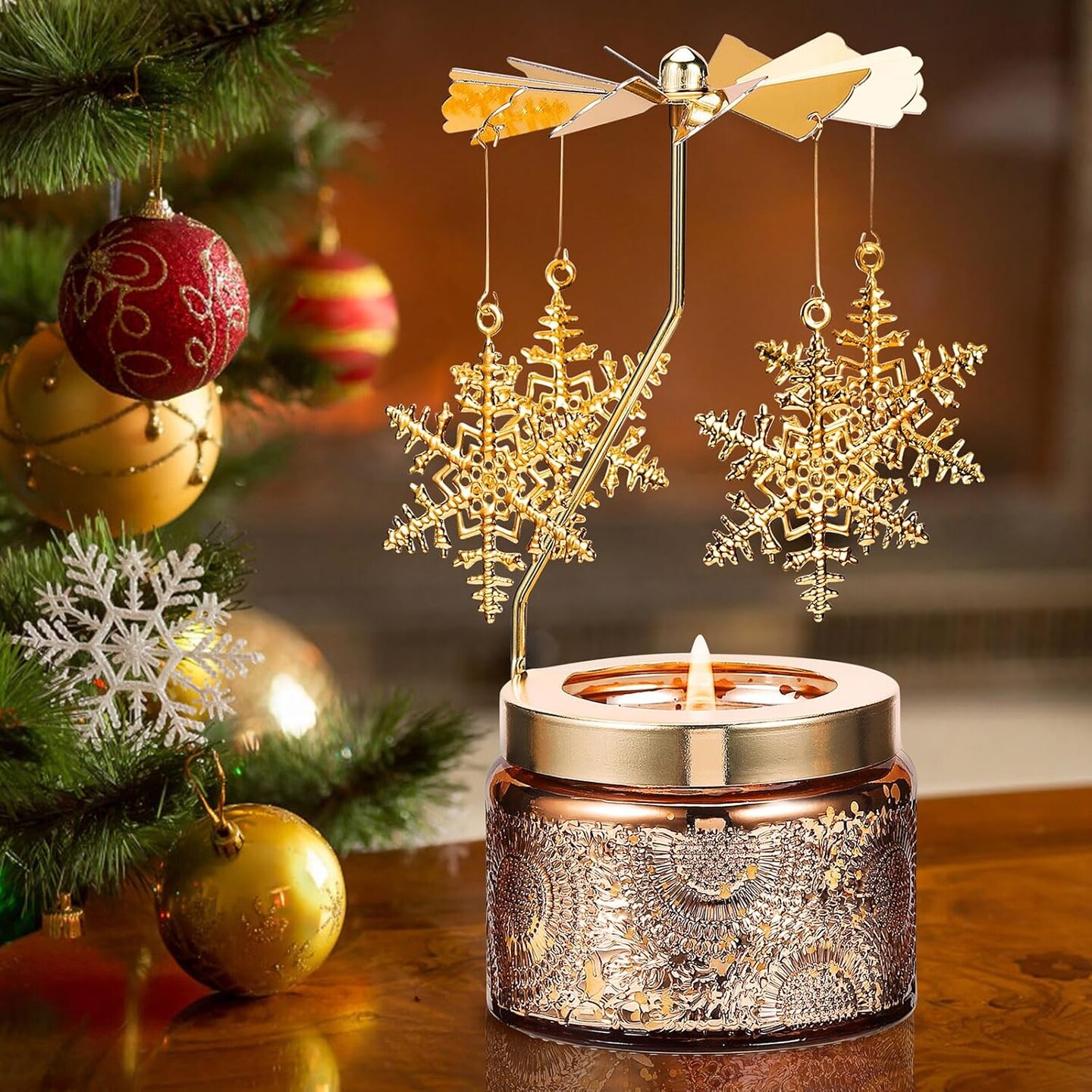 Christmas Scented Candles (Snowflake)