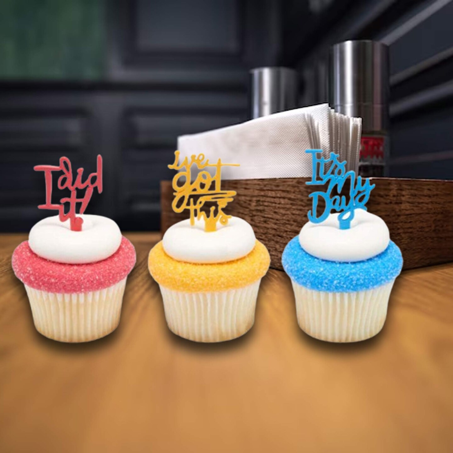 144 Count Inspiration Graduation Picks Bright Assorted Party Cupcake Dessert Decorations