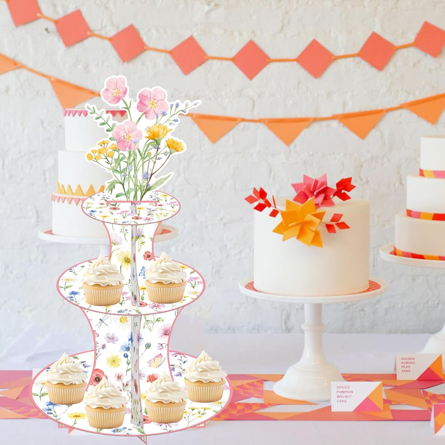 Wildflower Cupcake Stand