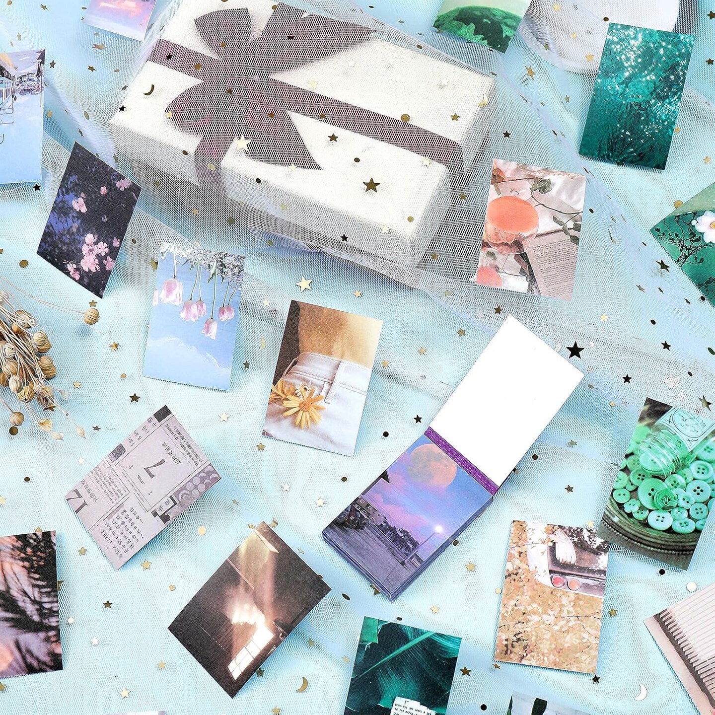 300 Sheets Washi Paper Sticker Aesthetic Stickers Set for Scrapbooking (Gentle Style)