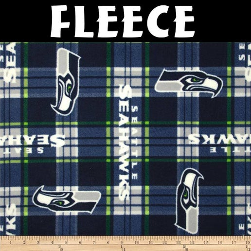 Licensed NFL Seattle Seahawks Fleece 6440-D Fabric by the Yard