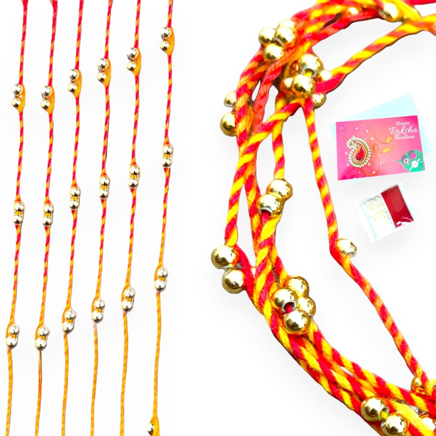 India Rakhi for Brother Traditional Ghungroo Rakhi Designer Fancy Bracelet Rakhi for Bhaiya Brother Bhai Bhabhi Handmade Rakhi Gifts Roli Chawal