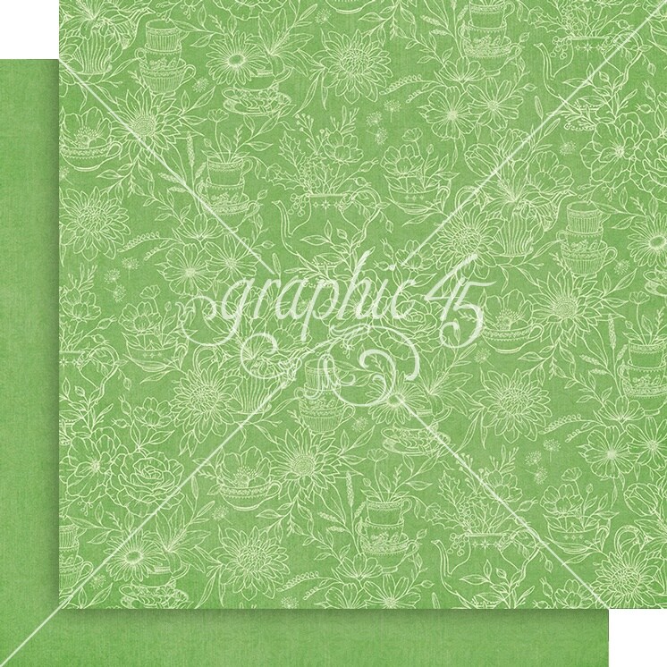 Graphic 45 Collection Pack 12"X12"-Patterns & Solids, Season To Celebrate