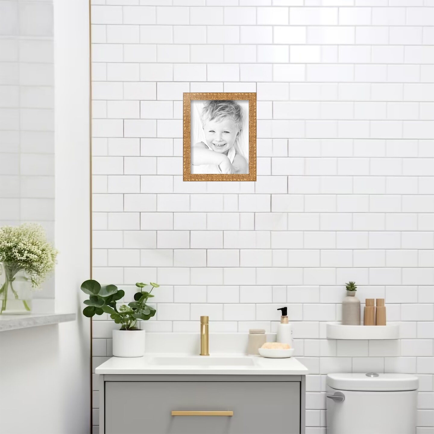 ArtToFrames 8x10 Inch Picture Frame, This 1.00 Inch Custom Wood Poster Frame is Available in Multiple Colors, Great for Your Art or Photos - Comes with Regular Glass and Corrugated Backing (A72DY)