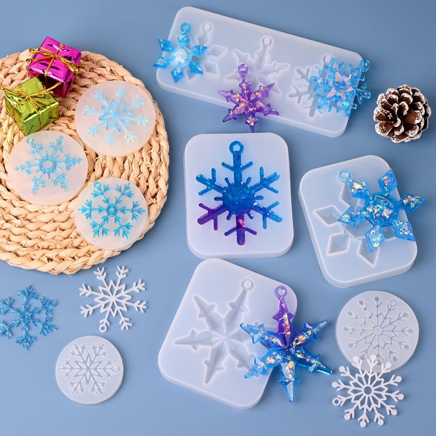 Snowflake Resin Molds Silicone