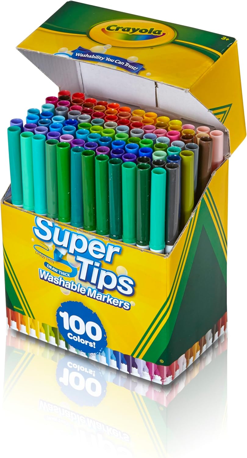 Super Tips Marker Set for Kids (100ct)