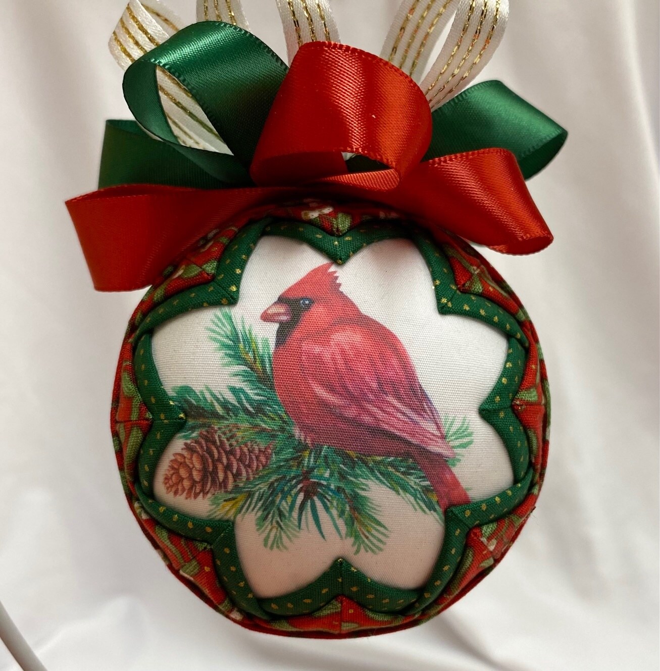 Quilt-Magic No Sew Ornament Kit-Cardinal