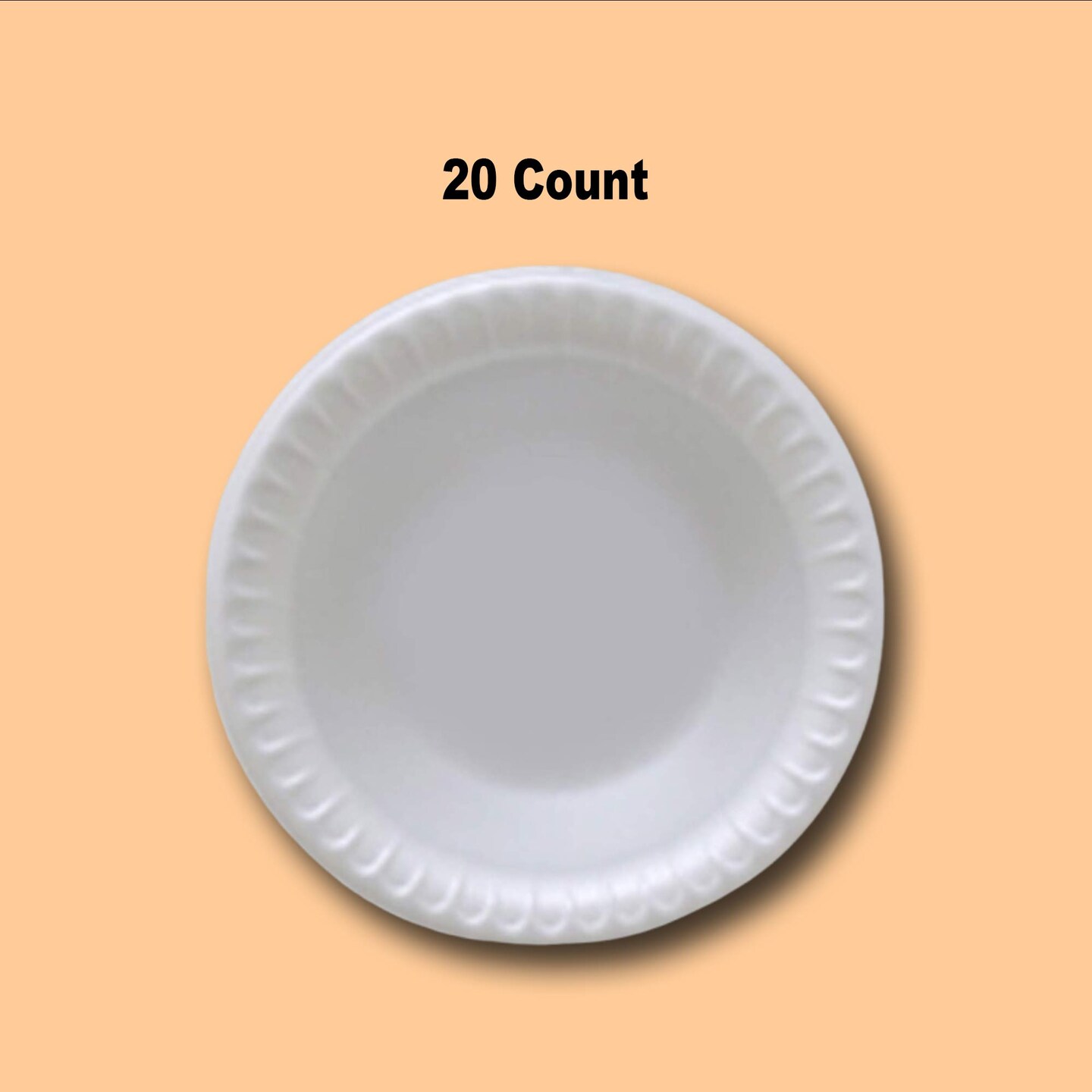 20 Count Disposable Foam Bowls 354ml Sturdy Insulated Bowls for Hot or Cold Food 12 OZ