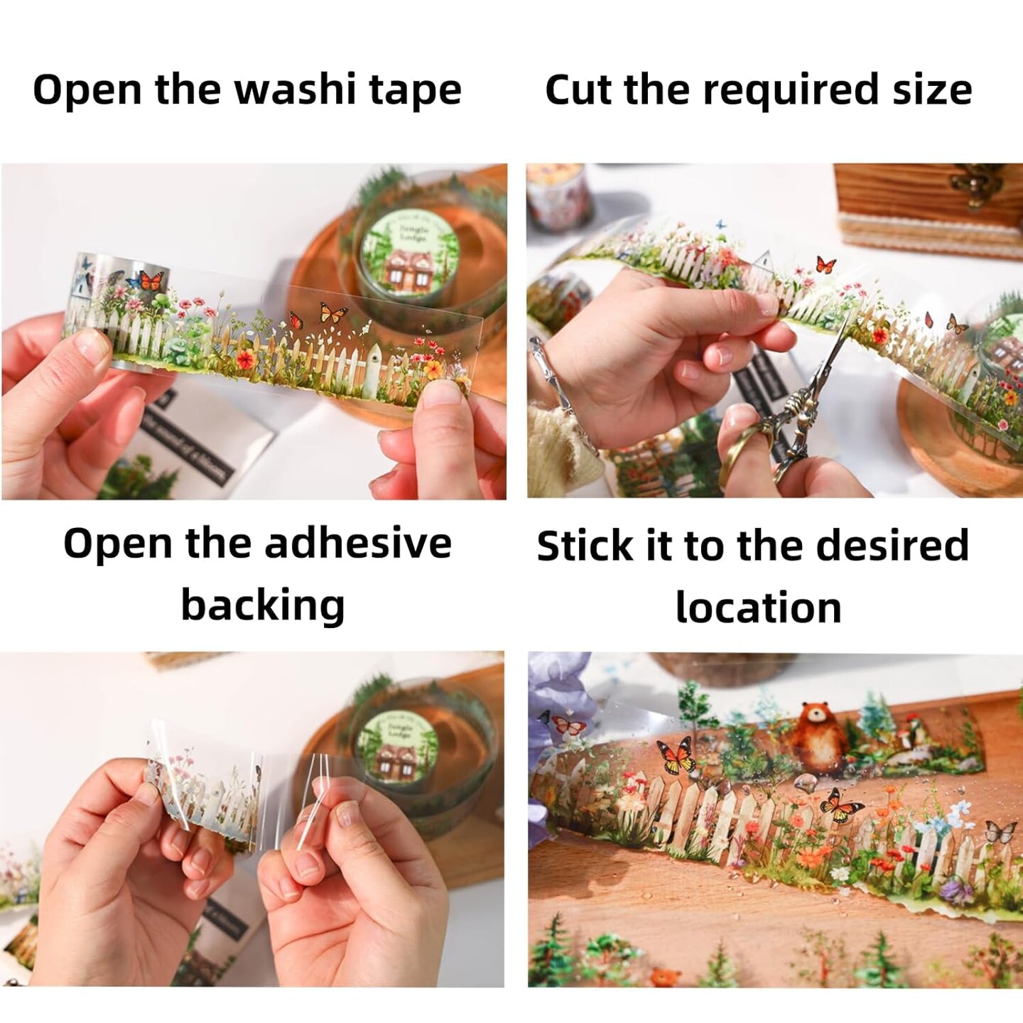 6-Roll Pack of Pet Tape