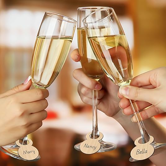 60pcs Wine Glass Charms