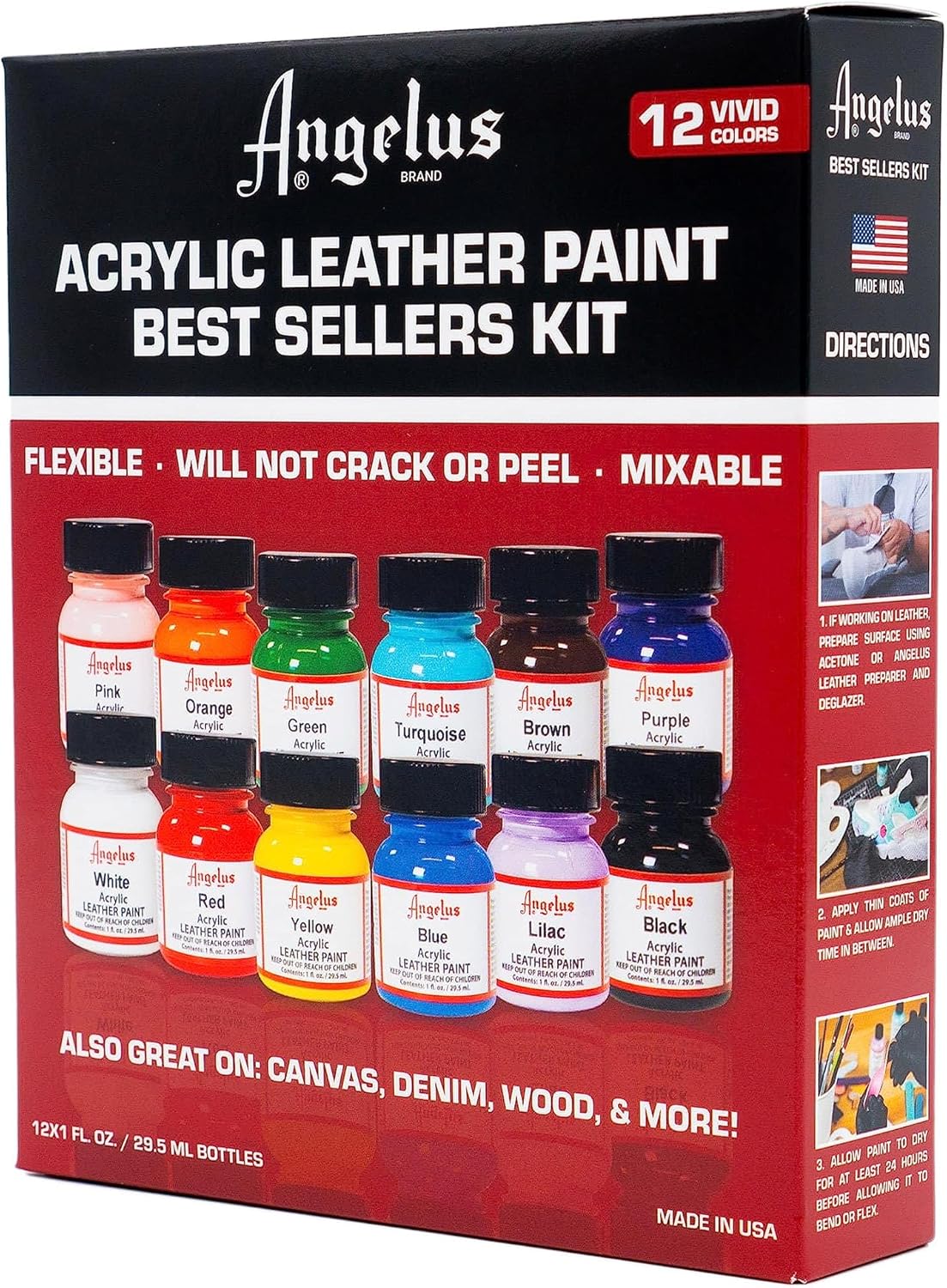 Acrylic Leather Paint Starter Kit