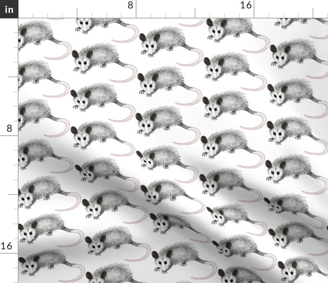 Rodent Custom Printed Fabric by Spoonflower Various Fabrics by the Yard or Fat Quarter