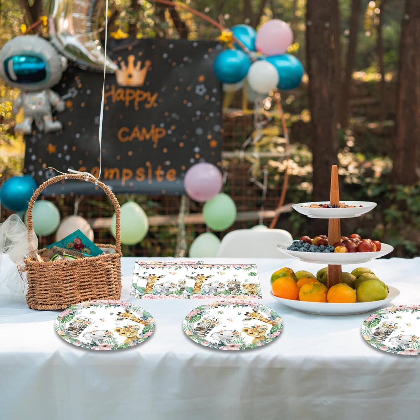 Animal Safari Baby Shower Decorations