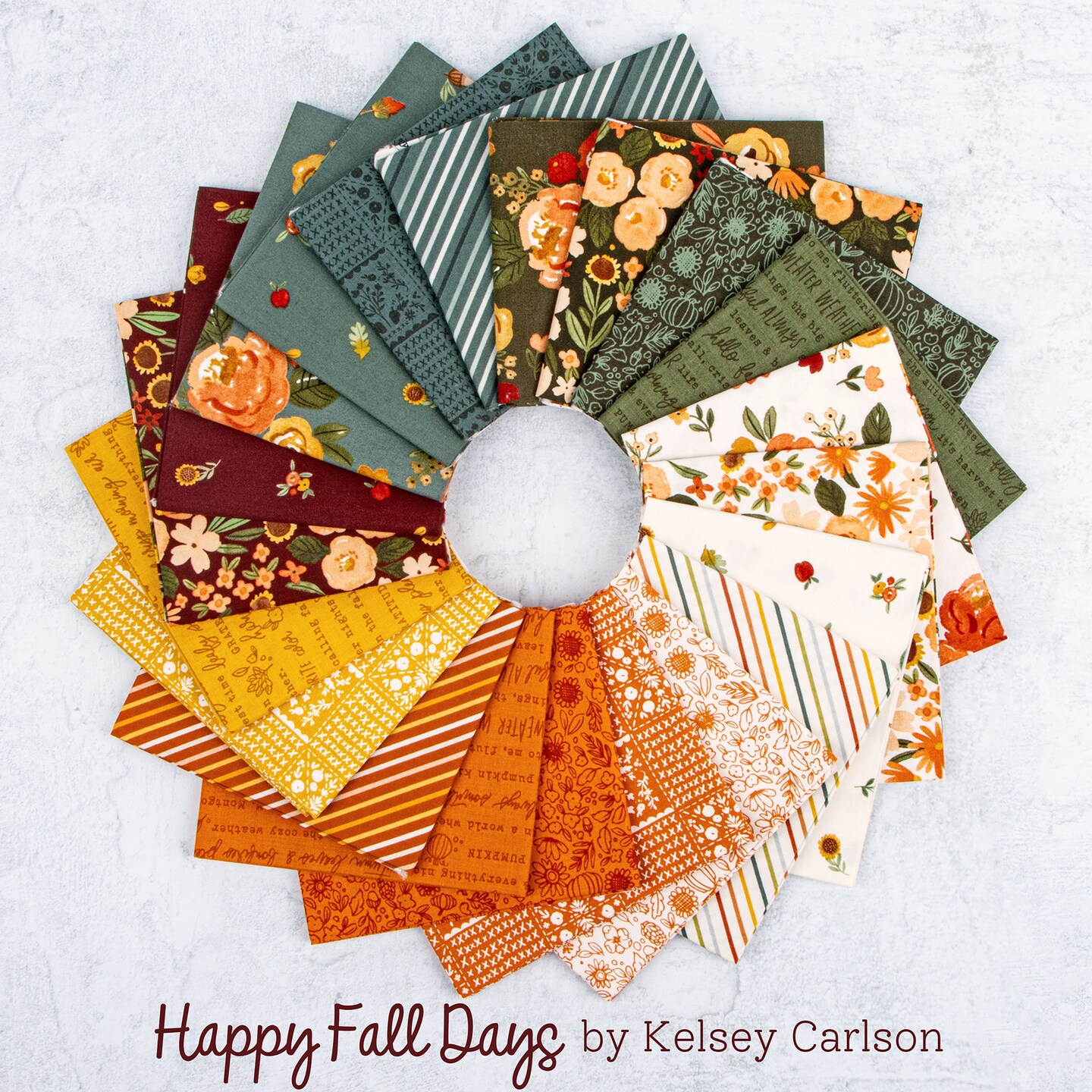 Autumn Fields in Maroon (c16341-maroon) | Happy Fall Days | Kelsey Carlson | Riley Blake