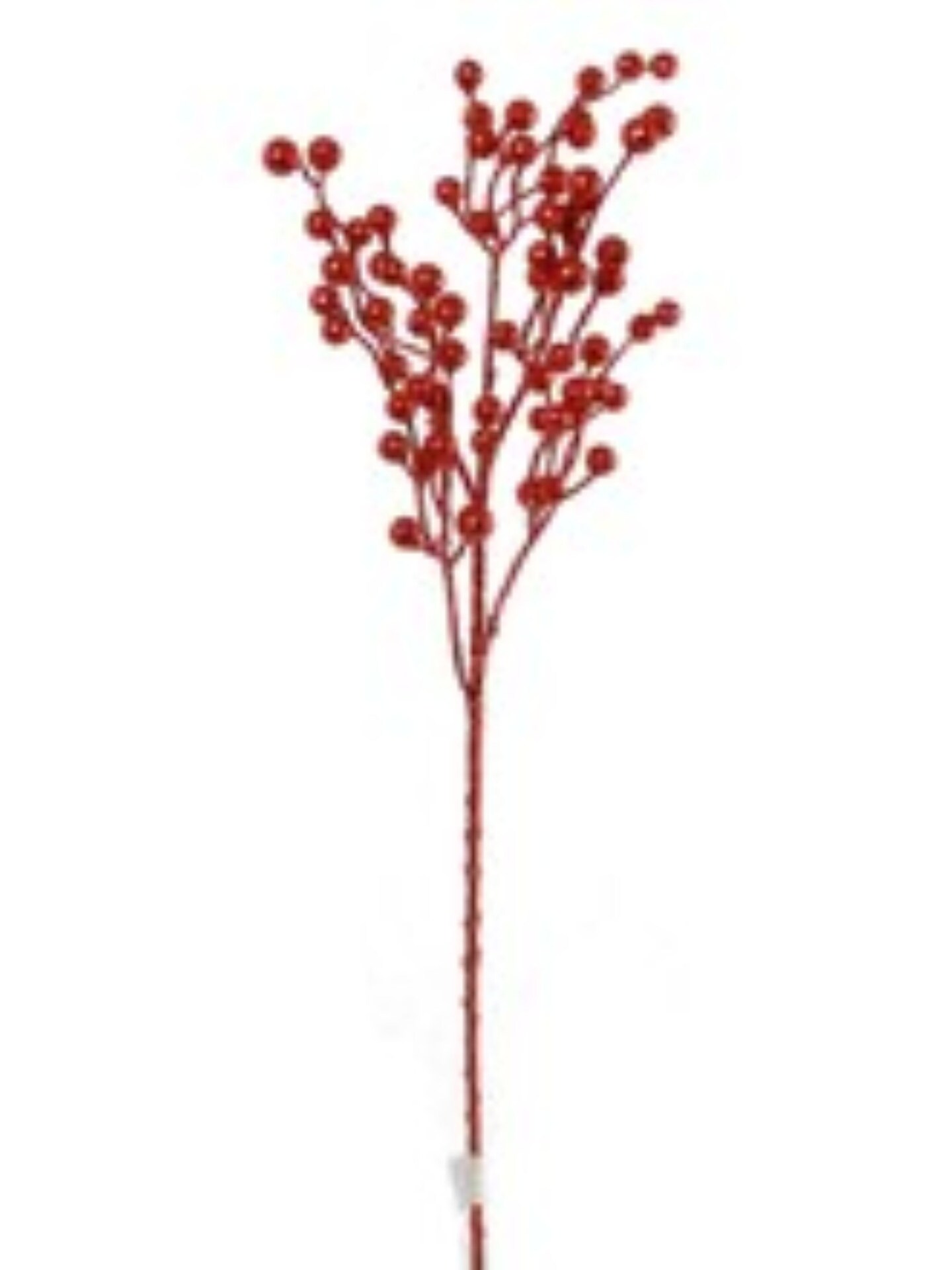 26" Red Glitter Ball Spray - Set of 4, Vibrant Holiday Accents, Ideal for Christmas Decor & Floral Arrangements - Perfect for Home, Office - 2024 Christmas Collection, Floral Home by Artificial Flowers