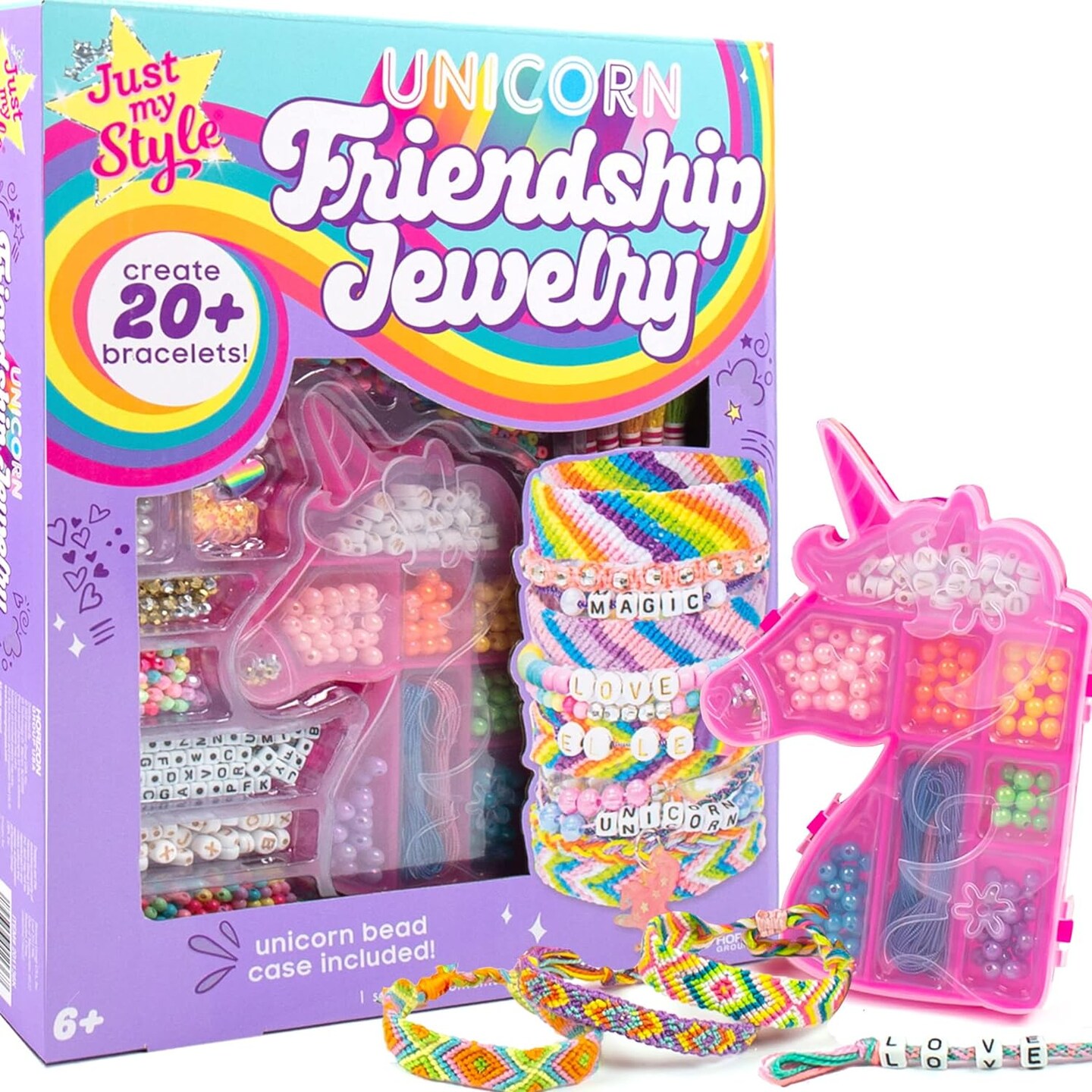 Unicorn Friendship Bracelets (Unicorn) 11.5 x 1.75 x 12 inches