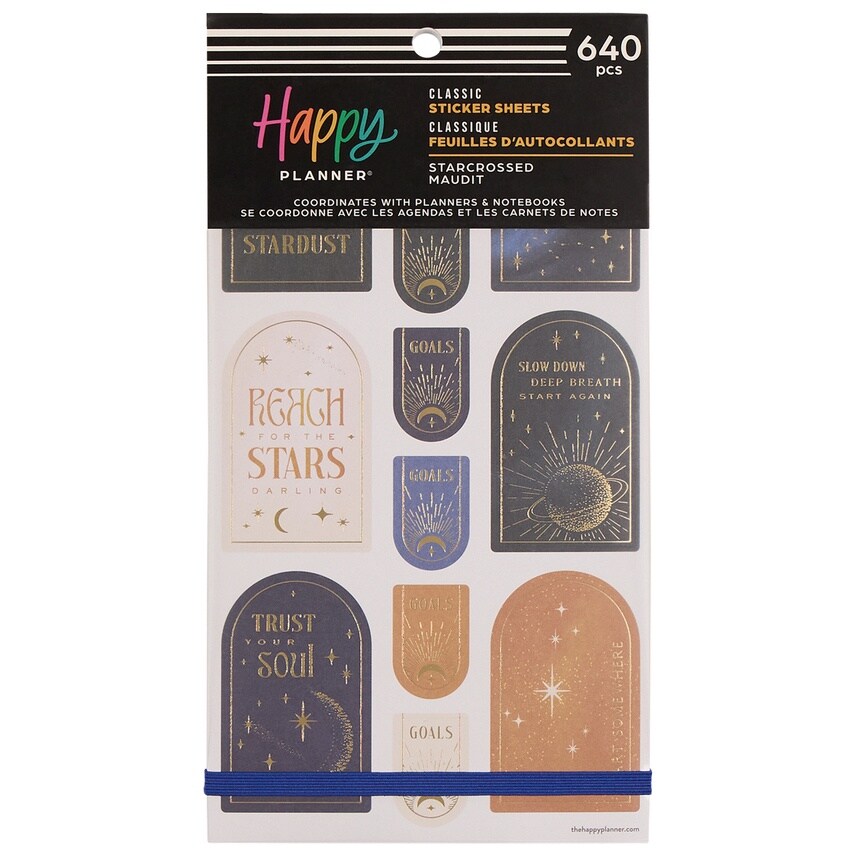 Happy Planner Sticker Value Pack 30/Sheets-Starcrossed | Michaels