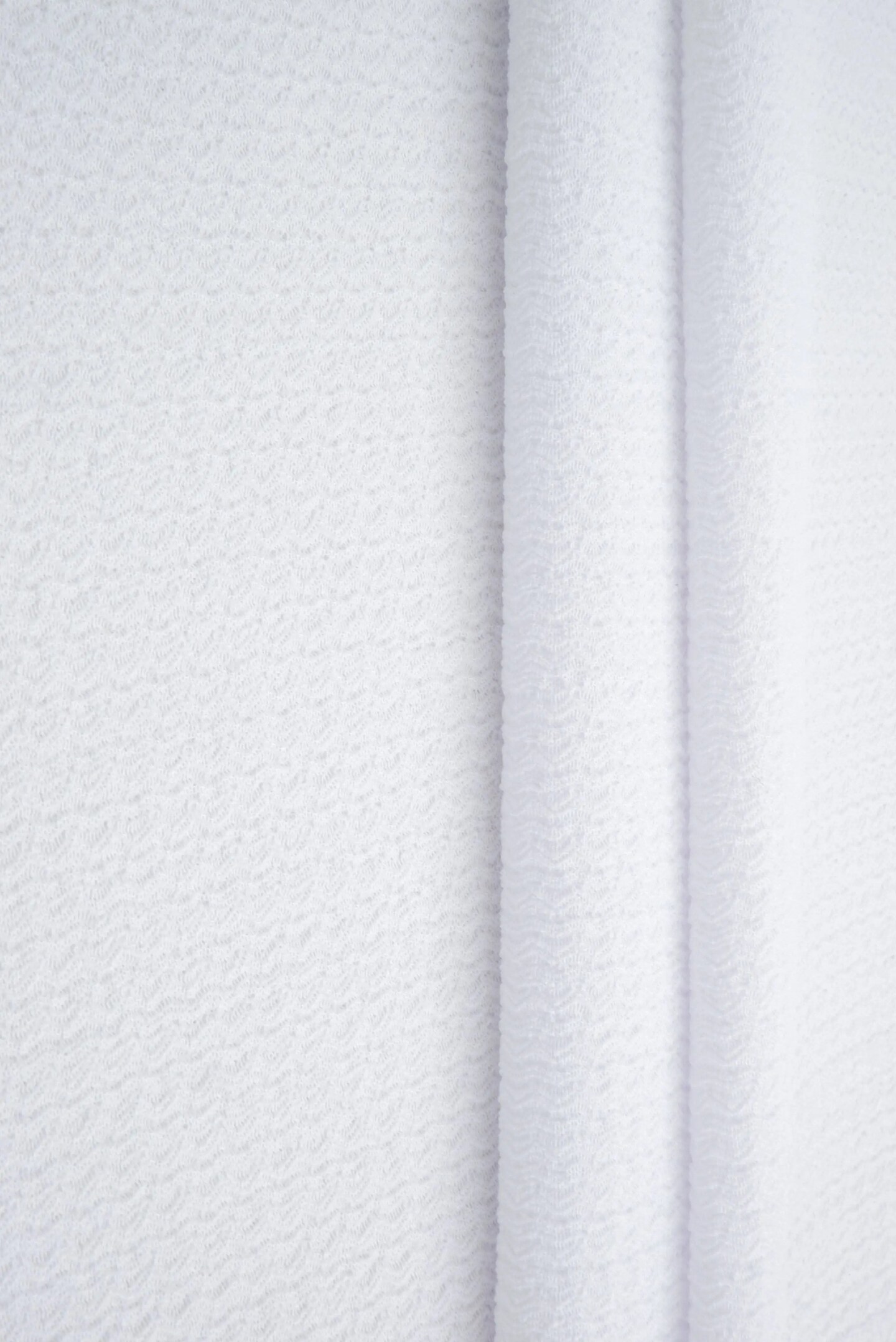 Mini Missoni Fabric 1 Yard White Soft Stretch Lightweight 56/58&#x22; Wide