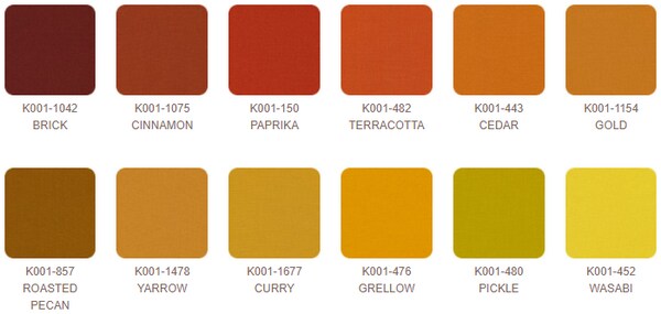 Kona Solid 2.5" Strip Roll (Jelly Roll / Roll Up) in Autumn Hues by for Robert Kaufman (RU-772-40)