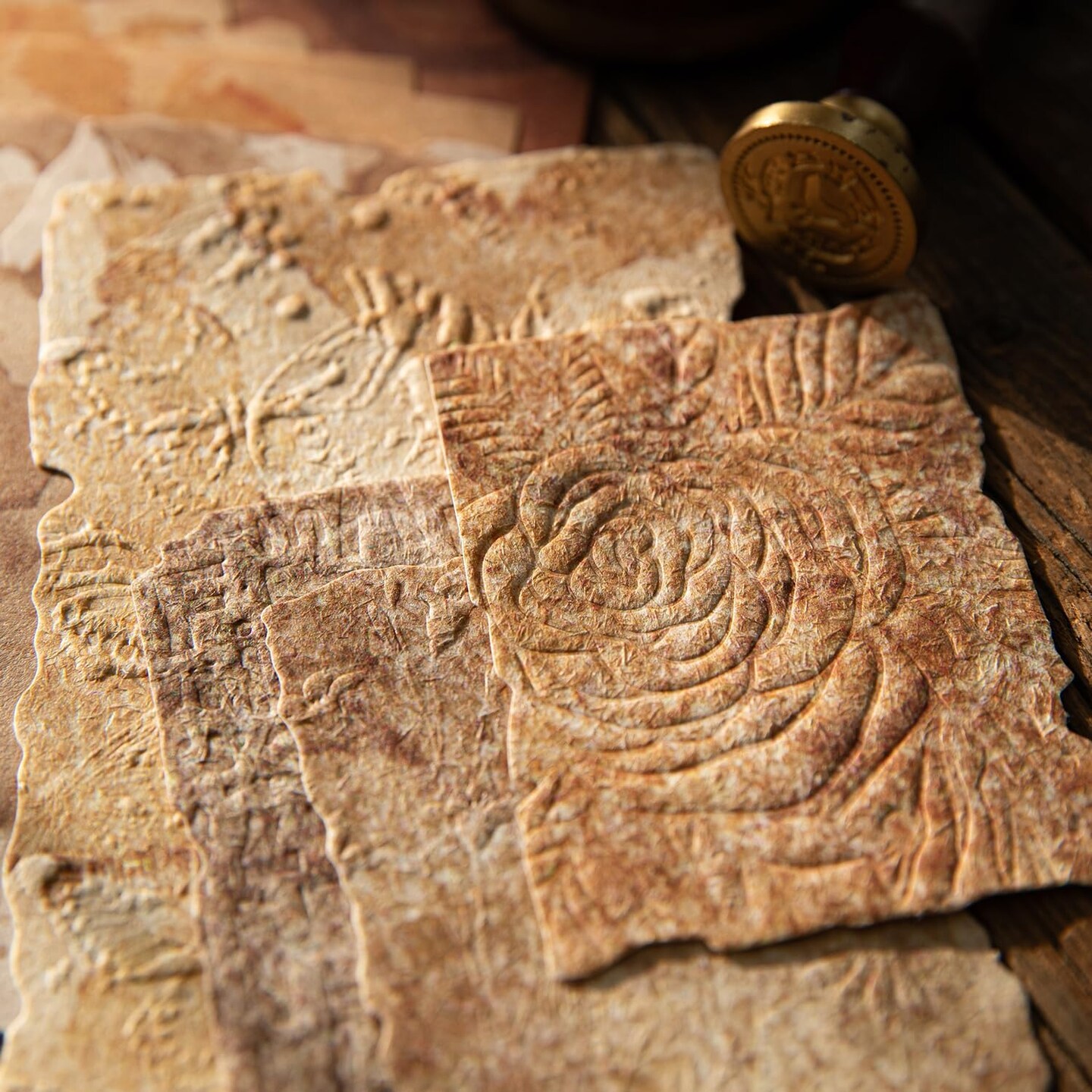 84 Sheets Small Textured Scrapbook Paper 2.4 x 3.2, 3.4 x 4.9 Inches