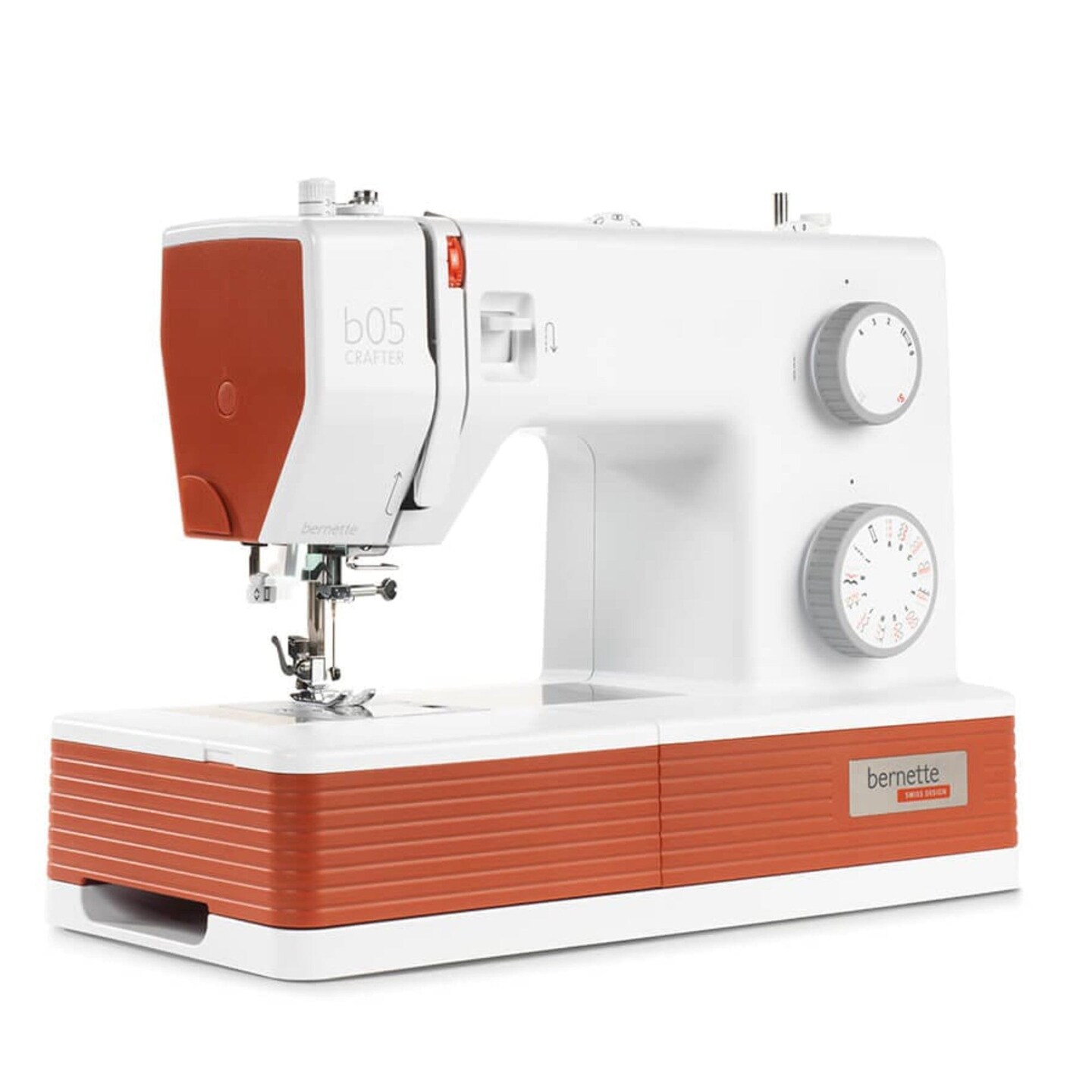 Bernette B05 Crafter Sewing Machine with 100 Thread Spools &#x26; Matching Bobbins